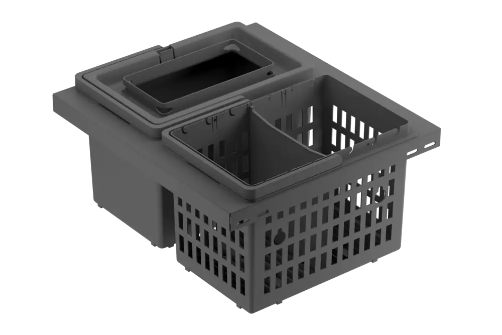 CUBE Basic low 400 ECO, dark grey